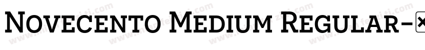 Novecento Medium Regular字体转换